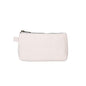 Mini Canvas Travel Toiletry Bag for Women, DIY Personalizable Small Makeup Bag Organizer with 2 Dividers, Washable Cotton Cosmetic Pouch for Purse, Cute Carry-On Essential (Canvas/Beige) - color: Canvas/Beige