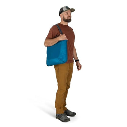 Osprey Ultralight Collapsible Stuff Tote Bag | Ultralight - color: Waterfront Blue