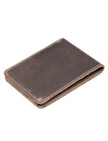 Handcrafted Genuine Leather Wallets, Minimalist Cardholders, and Passport Covers, Handmade Gift - color: Chestnut, style: Bifold Wallet