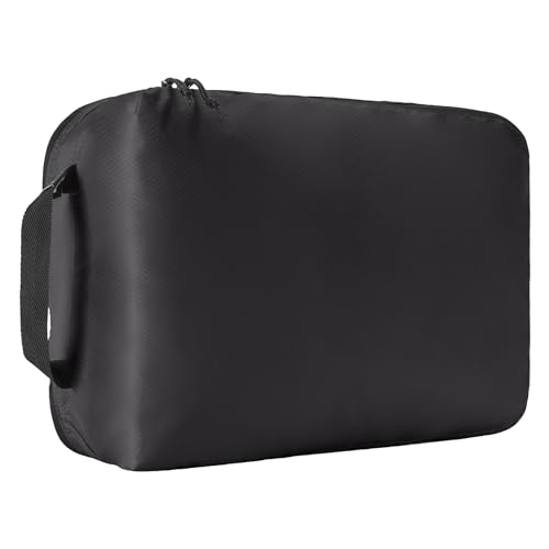 Eagle Creek Pack-It Isolate Clean/Dirty Packing Cube - Dual Compartment Packing Cubes for Optimizing Luggage Space - Lightweight - Recycled Fabric - Washable - Medium - Black - color: Black