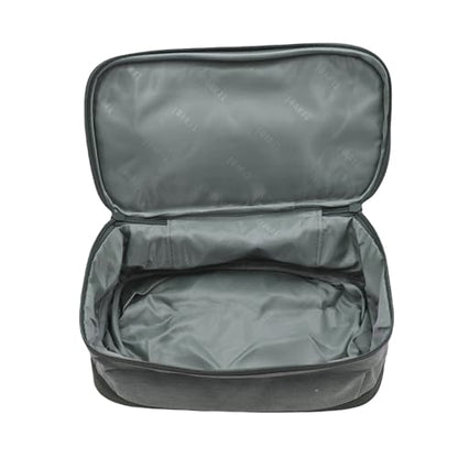 Portable Underwear Bra Storage Bag Waterproof Travel Organizers Multi-Layer Toiletry Packing Cube - color: new-grey