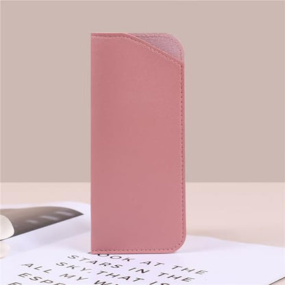YYaaloa Soft Leather Glasses Sunglasses Cases 7x3 Inch PU Leather Travel Glasses Pouch for Women Men Kids - color: 12 Different Color