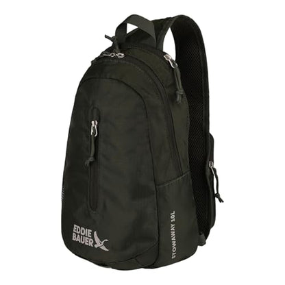 Eddie Bauer Stowaway Packable Sling Bag | Travel | Outdoor | Lightweight | Compact | Ripstop Nylon, Dark Forest-10L - color: Dark Forest