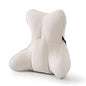 Lumbar Support Pillow(Pat. Pend) – Multi-Functional Ergonomic Back Cushion for Sofa Chair, Car Seat & Sofa, Reading Pillow with Firm Multi-Zone Support to Relieve Lower Back Pain, Misty White - color: Misty White