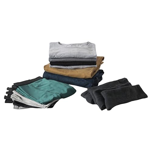 Eagle Creek Pack-It Reveal Clean/Dirty Cube M - Water-Resistant Dual Compartment Packing Cube With Internal Divider for Clean & Dirty Clothes - Travel Essentials - Willow Green - color: Willow Green