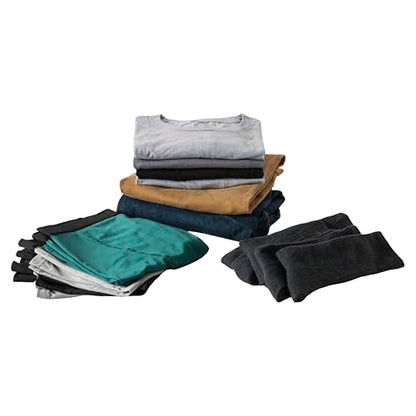 Eagle Creek Pack-It Reveal Clean/Dirty Cube M - Water-Resistant Dual Compartment Packing Cube With Internal Divider for Clean & Dirty Clothes - Travel Essentials - Willow Green - color: Willow Green