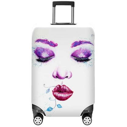 Stretch Luggage Protector Cover Washable Travel Gear Cover Safeguard Suitcase from Scratches Dirt Minimal Easy to Install luggage cover protector Fits 18-32 Inch cover for luggage
