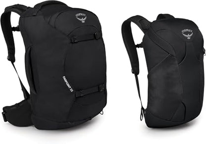 Osprey Farpoint 55L Men's Travel Backpack, Black - color: Black, size: 55L