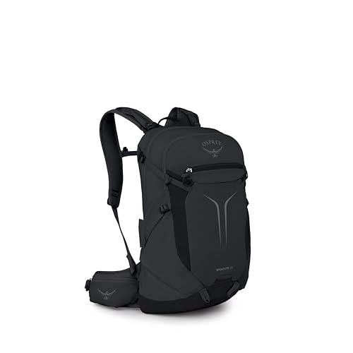 Osprey Sportlite 25L Lightweight Hiking Backpack for Men and Women - Everyday Hiking Bag - Travel Daypack, Raven Black - color: Raven Black, style: 25l