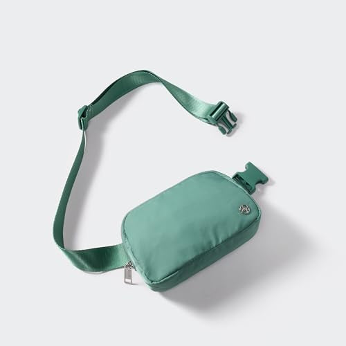 Pander Everywhere Belt Bag for Women, Fashion Waist Packs, Crossbody Bags with Adjustable Strap (Eucalyptus Green). - color: Eucalyptus Green