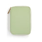 DEMDACO Passport Wallet With RFID Protection and Built In Tracker Holder 4 x 6 Inch Vegan Leather Sage Green - color: Sage Green