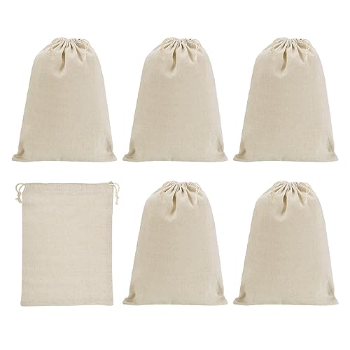 PATIKIL 16"x12" Coin Money Sacks Bag, 6Pcs Bank Deposit Change Transit Cash Bags with Drawstring Currency Gift Sacks Style 1, Beige - color: Beige, size: 16"x12"