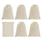 PATIKIL 16"x12" Coin Money Sacks Bag, 6Pcs Bank Deposit Change Transit Cash Bags with Drawstring Currency Gift Sacks Style 1, Beige - color: Beige, size: 16"x12"
