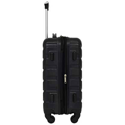 Wrangler 5 Piece Luggage & Travel Accessories Set, Black - color: Black, size: 5 Piece Set