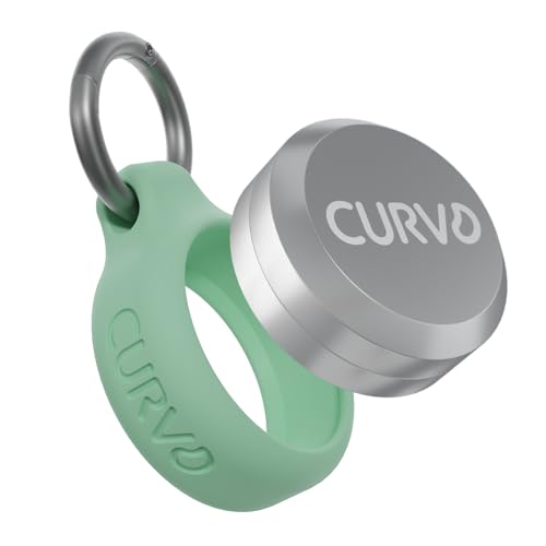 CURVD Premium Carrying Case - Durable Travel Keychain Container, Small Waterproof Holder for Earplugs, Pills, Coins Compatible with Loop, Eargasm & Vibes, or Compact Mini Purse Pill Box Container - color: Mint, size: 1 Pack