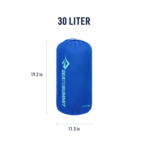 Sea to Summit Lightweight Stuff Sack, Durable Outdoor and Travel Storage - color: Surf Blue, style: 30 Liter