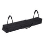 Klmnop 83" L x 12" W Tent Pole Bag for Party Tent, Heavy Duty 800D Oxford Tent Poles Long Storage Bag with Padded Handles, Double Zipper Portable Case for for Tents Poles, Top Covers(Black)