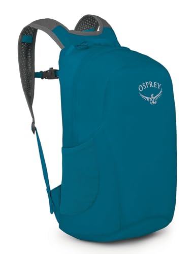 Osprey Ultralight Collapsible Stuff Pack - Lightweight, Packable Travel Backpack — Extra Bag For Travel and Every Day — 18 L Capacity Daypack to Expand Luggage, Waterfront Blue - color: Waterfront Blue