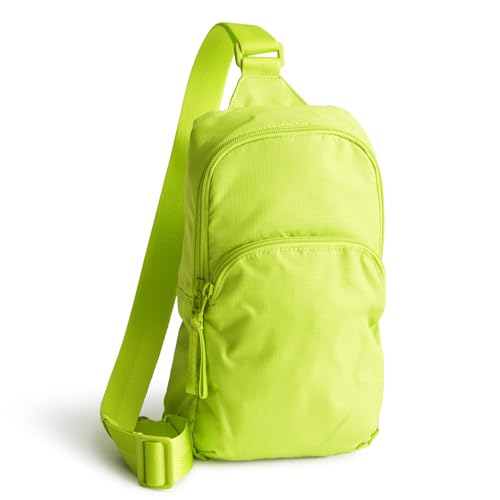 Vera Bradley Women's Ripstop Lorman Sling Backpack, Lime Green, One Size - color: Lime Green