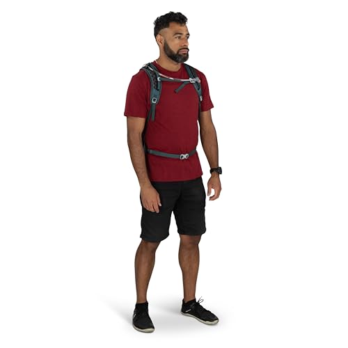 Osprey Sportlite Lightweight Hiking Backpack with Hydraulics Reservoir for Men & Women - Everyday Hydration Travel Bag - color: Raven Black, style: 20l