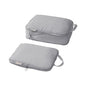 tianzong Compression Packing Cubes for Suitcases, Luggage Organizer Bags Set for Travel (2-Pack Medium, Grey) - color: 2-Pack Medium, Grey