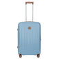 Bric's Taormina Ultra-Light Checked Luggage – Expandable Hard Shell Suitcase with TSA Lock, Anti-Tamper Zippers & 360 Spinner Mobility Wheels - 27 Inch, Sky Blue - color: Sky Blue, size: Checked-Medium