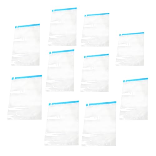 NUOBESTY 10pcs Vacuum Compression Storage Bags Set, Clothes Space Saver Organizer with Roll-up Seal, Multipack Sizes (35x50cm×2, 40x50cm×2, 40x60cm×3, 50x70cm×3), Travel Packing and Home