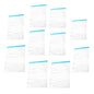NUOBESTY 10pcs Vacuum Compression Storage Bags Set, Clothes Space Saver Organizer with Roll-up Seal, Multipack Sizes (35x50cm×2, 40x50cm×2, 40x60cm×3, 50x70cm×3), Travel Packing and Home