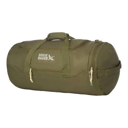 Eddie Bauer Stowaway Packable Duffel Bag | Travel | Foldable | Lightweight | Durable | Ripstop Polyester - color: Irish Green