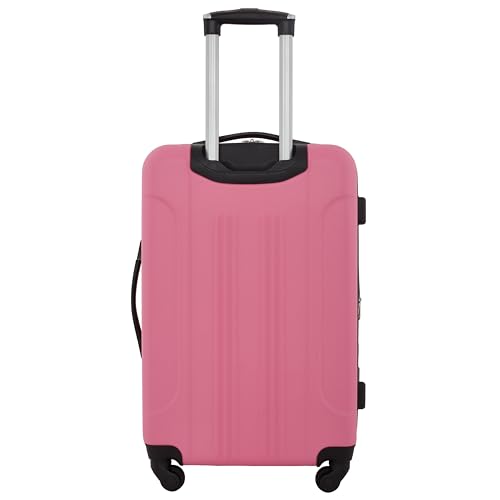 Travelers Club Chicago Hardside Expandable Spinner Luggage, Hot Pink, 5 Piece Set - color: Hot Pink, size: 5 Piece Set