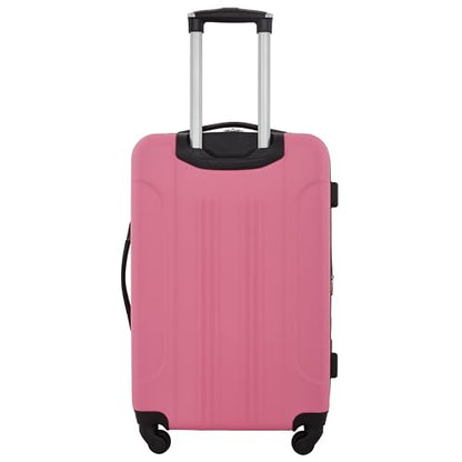 Travelers Club Chicago Hardside Expandable Spinner Luggage, Hot Pink, 5 Piece Set - color: Hot Pink, size: 5 Piece Set