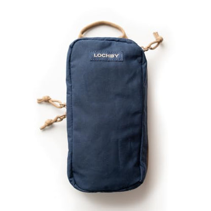 LOCHBY® Venture Pouch | Multipurpose Tactical Tool Bag | Water Resistant Waxed Canvas | Dual-Sided Zipper Pouch | for Motorcycle, Bike, EDC, Pen, Pencil, Art, Tech & Travel