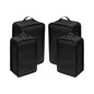 Travel Shoe Bags, Foldable Waterproof Shoe Pouches Organizer-Double Layer (2+2 Black Shoe Bags) - color: Black, size: 2+2 Packs
