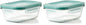 OXO Glass Food Storage Container, Rectangle, 1.6 Cup | Smart Seal | Leakproof | Pack of 2 - size: 1.6 Cup (Pack of 2), style: Glass