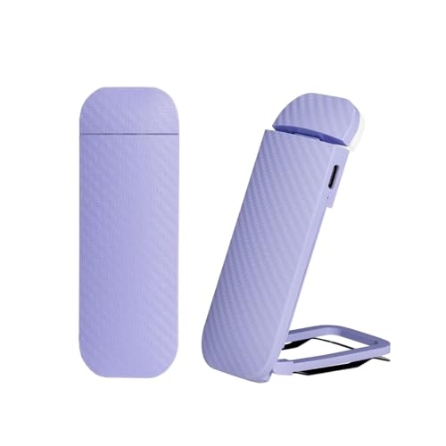 HEMONNKAM Book Reading Light, 2 Pack Rechargeable Clip on Booklight, Eye Caring 3 Color Temperatures & 5 Brightness Levels, Night Use for Bed, Long Lasting, Reading at Night in Bed, Purple+Purple - color: Purple+Purple