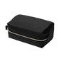 Organizer Bag Lightweight Cosmetic Bag with Ring Clasp Perfect Travel Makeup Bag for Women nylon Stand Up Design (Black/Nylon) - color: Black-nylon