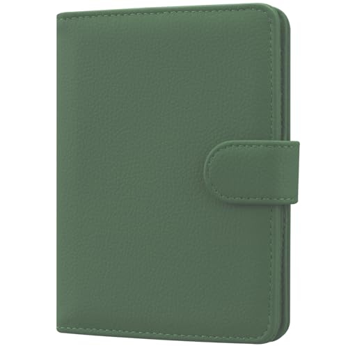 HOTCOOL Passport Holder Travel Essentials Airplane & Cruise Essentials Ship Leather Wallet Cover Case RFID Blocking Women & Men Vacation Travel Accessories Gifts Deals, Litchi - Green - color: A Litchi Green