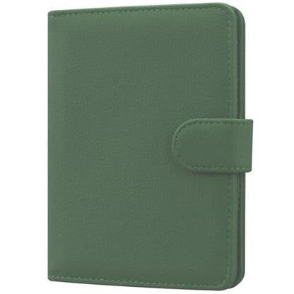 HOTCOOL Passport Holder Travel Essentials Airplane & Cruise Essentials Ship Leather Wallet Cover Case RFID Blocking Women & Men Vacation Travel Accessories Gifts Deals, Litchi - Green - color: A Litchi Green