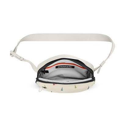 Sherpani Hyk, Small Sling Bag, 1L Belt Bag, Lightweight Travel Fanny Pack, Sling Crossbody Purse with RFID Blocking - color: Terrazzo