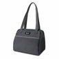 PackIt(R) Freezable Hampton Lunch Bag, City Charcoal, Built with EcoFreeze(R) Technology, Collapsible, Reusable, Zip Closure with Front Pocket and Shoulder Straps, Designed for Fresh Office Lunches - color: City Charcoal