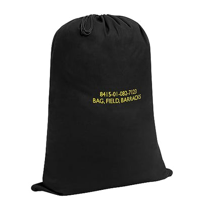 Rothco Canvas Barracks Bag Multi-Functional, Dependable, and Durable for Field Use and Travel, 24" x 32", Black - color: Black, size: 24" x 32"