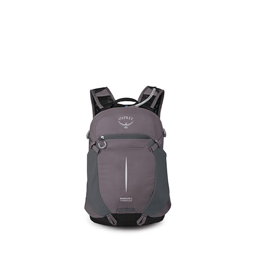Osprey Sportlite Lightweight Hiking Backpack with Hydraulics Reservoir for Men & Women - Everyday Hydration Travel Bag - color: Graphite Purple, style: 15l