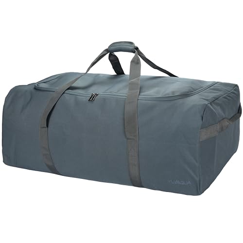 Large Duffle Bag for Travel, 100L Travel Duffel Bags for Men, 900D Polyester Water & Tear Resistant Extra Large Travel Bag Heavy Duty Moving Bags for Sport Camping Gear Holiday Decor Storage - color: Grey