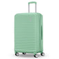 American Tourister Stratum 3.0 Medium 24-Inch Spinner, Airline Approved, Durable Hardside Luggage, Expands 1.5", RightHeight™ Adjustable Handle, Surrel Green - color: Surreal Green, size: Medium - Checked