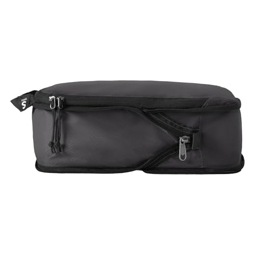 Eagle Creek Pack-It Isolate Carry-On Set - Compact Compression Cube Set for Optimizing Luggage Space - Convenient Top Handle - Internal Storage Divider - Water-Resistant - Washable - Black