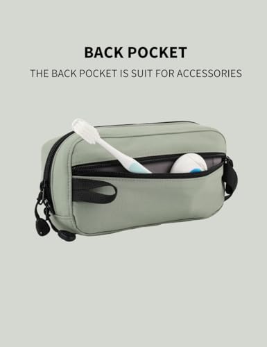 GOX Travel Toiletry Bag Dopp Kit Case for Men Multifunction Packing Organizer Pouch (Mint Green) - color: Mint Green