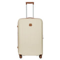 Bric's Taormina Ultra-Light Checked Luggage – Expandable Hard Shell Suitcase with TSA Lock, Anti-Tamper Zippers & 360 Spinner Mobility Wheels - 30 Inch, Cream - color: Cream, size: Checked-Large