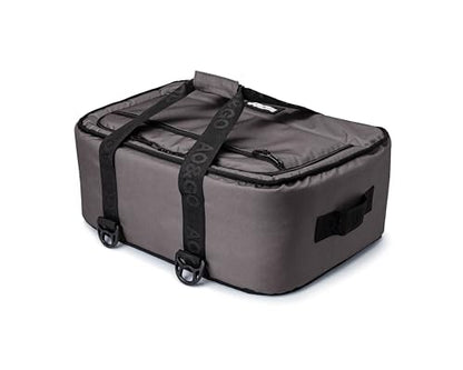 AO Coolers Stow-N-Go Canvas Soft-Sided Cooler, Low Profile and Leak Proof, Insulated for 24-Hour Cold - color: Smoke, Canvas