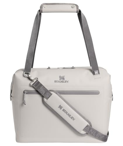 Stanley All Day Julienne Soft Cooler Bag and Lunch Box | Insulated Travel Bag with Zipper | BPA-Free - color: Ash, style: Max