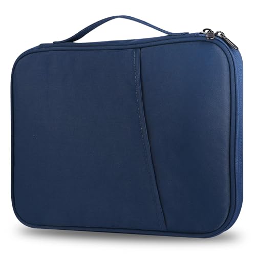mygreen Universal Travel Gear Organizer/Electronics Accessories Bag/Document File Bag - color: Dark Blue-tablet